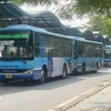 Tuyến buýt số 10A (Long Biên-Từ Sơn) dừng hoạt động từ ngày 1/4. (Ảnh: Việt Hùng/Vietnam+)