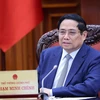Thủ tướng Phạm Minh Chính làm Trưởng Ban Chỉ đạo tổng kết 20 năm thực hiện mô hình tổ chức bộ máy của Chính phủ. (Ảnh: Dương Giang/TTXVN)