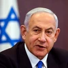 Thủ tướng Israel Benjamin Netanyahu chủ trì một cuộc họp ở Jerusalem. (Ảnh: AFP/TTXVN)