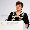 Tổng giám đốc IMF Kristalina Georgieva phát biểu tại cuộc họp báo ở Paris, Pháp, ngày 23/6/2023. (Ảnh: AFP/TTXVN)