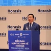 Phó Thủ tướng Chính phủ Trần Hồng Hà phát biểu tại Diễn đàn. (Ảnh: Dương Chí Tưởng/TTXVN)