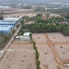 Một dự án phân lô bán nền tại thị xã Phú Mỹ, tỉnh Bà Rịa-Vũng Tàu. (Ảnh: Hoàng Nhị/TTXVN)