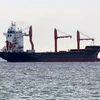 Tàu Sagamore rời cảng Larnaca. (Ảnh: Cyprus Mail)