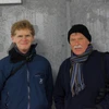 Hai nhà khoa học Cary Fowler, trái, và Geoffrey Hawtin chụp ảnh tại Kho hạt giống toàn cầu Svalbard ở Na Uy ngày 24 tháng 2 năm 2014. (Nguồn: AP)