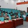 Các đại biểu tham dự khai mạc khóa huấn luyện. (Nguồn: Cổng thông tin điện tử Bộ Quốc phòng)