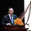 Thứ trưởng Bộ Văn hóa, Thể thao và Du lịch Việt Nam Tạ Quang Đông phát biểu tại lễ khai mạc chương trình. (Ảnh: Huỳnh Thảo/TTXVN)