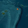 Trận động đất có độ lớn 6,6 làm rung chuyển Tonga. (Ảnh: USGS)