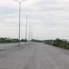 Điểm kết nối giữa đường cao tốc Bến Lức-Long Thành và đường Vành đai 3 Thành phố Hồ Chí Minh. (Ảnh: Thanh Bình-TTXVN)