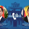 Bộ trưởng Ngoại giao Bùi Thanh Sơn điện đàm với Bộ trưởng Ngoại giao Thái Lan Maris Sangiampongsa. (Ảnh: TTXVN phát)
