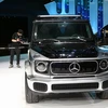 Mẫu xe của Mercedes-Benz được trưng bày tại Triển lãm ôtô Thượng Hải, Trung Quốc, ngày 18/4/2023. (Ảnh: THX/TTXVN)