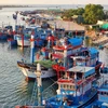 Tỷ lệ tàu cá lắp đặt thiết bị giám sát hành trình của Ninh Thuận đạt 99,7%, trong đó 100% tàu cá từ 24m trở lên. (Ảnh: Nguyễn Thành/TTXVN)