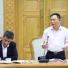Phó Tổng Giám đốc Bảo hiểm Xã hội Việt Nam Lê Hùng Sơn. (Ảnh: Văn Điệp/TTXVN)