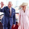 Vua Charles và Hoàng hậu Camilla của Anh. (Ảnh: Reuters)