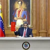 Tổng thống Venezuela Nicolas Maduro trong cuộc họp báo tại Caracas, ngày 31/7/2024. (Ảnh: AA/TTXVN)