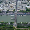 Sông Seine tại thủ đô Paris, Pháp, ngày 26/7/2024. (Ảnh: THX/TTXVN)