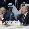 Thủ tướng Armenia Nikol Pashinyan và Tổng thống Azerbaijan Ilham Aliyev. (Ảnh: AP)