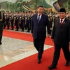 Chủ tịch Trung Quốc Tập Cận Bình và Tổng thống Indonesia Prabowo Subianto tại Đại lễ đường Nhân dân ở Bắc Kinh ngày 9/11/2024. (Ảnh: Reuters)