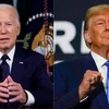 Ông Joe Biden (trái) và ông Donald Trump. (Ảnh: IRNA/TTXVN)