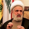 Ông Naim Qassem, thủ lĩnh phong trào Hezbollah tại Liban. (Ảnh: IRNA/TTXVN)