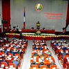 Một phiên họp Quốc hội Lào. (Ảnh: Hoàng Chương/Vietnam+)