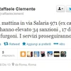 Ông Raffaele Clemente thông báo các trường hợp vi phạm đã bị xử lý trên Twitter (Nguồn: Twitter)