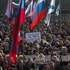 Tuần hành ở Sevastopol phản đối chính biến (Nguồn: TTXVN)