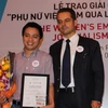 Trao giải thi Phụ nữ Việt Nam qua lăng kính nhà báo