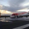 Máy bay chở khách hạ cánh bằng bụng tại Brazil