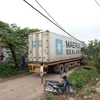 Xe khách đâm xe container ở Phú Thọ, một người tử vong