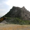 Xác định vị trí nạn nhân lái máy xúc trong vụ sập mỏ đá 