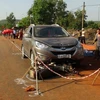 Ôtô đâm xe máy ở Hà Tĩnh, 2 người tử vong tại chỗ