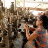 Trưng bày nghề truyền thống người Chăm ở Ninh Thuận 