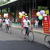 2.000 học sinh đi xe đạp vì môi trường văn hóa giao thông