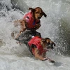 Độc đáo cuộc thi lướt sóng của những chú khuyển ở California