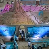 Độc đáo triển lãm nghệ thuật điêu khắc cát quốc tế ở Trung Quốc