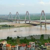 Đường nối cầu Nhật Tân với sân bay Nội Bài sẵn sàng thông xe