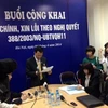 Đoàn giám sát của Ủy ban Thường vụ Quốc hội làm việc ở Nam Định