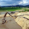 Người dân phản đối dự án khai thác cát trên sông Cổ Chiên
