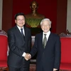 Lãnh đạo Đảng, Nhà nước tiếp Phó Thủ tướng Lào Thoonglun Sisulith
