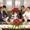 Lãnh đạo Đảng, Nhà nước Lào tiếp đoàn đại biểu cấp cao Việt Nam