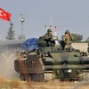 Binh sỹ Thổ Nhĩ Kỳ tuần tra dọc đường biên giới với Syria. (Ảnh: AFP/Getty Images) 