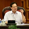 Thủ tướng Nguyễn Tấn Dũng phát biểu tại cuộc họp. (Nguồn: TTXVN) 