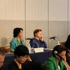Phó Chủ tịch Quốc hội Nguyễn Thị Kim Ngân phát biểu tại WAW Tokyo 2015. (Ảnh: Hữu Thắng-Gia Quân/Vietnam+)