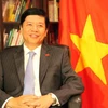 Đại sứ Việt Nam tại Nhật Bản Nguyễn Quốc Cường. (Ảnh: Nguyễn Tuyến/Vietnam+) 
