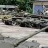 Xe tăng T-72. (Nguồn: AFP/TTXVN)
