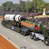 Tên lửa Agni-V của Ấn Độ. (Ảnh: Reuters)