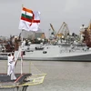Một buổi lễ thượng cờ của Hải quân Ấn Độ. (Ảnh minh họa. Nguồn: AP)