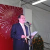  Đại sứ Nguyễn Tiến Minh phát biểu tại Tết cộng đồng. (Ảnh: Việt Hải/Vietnam+)