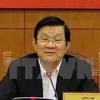Chủ tịch nước Trương Tấn Sang. (Ảnh: Nguyễn Khang/TTXVN)