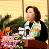Chủ tịch Hội đồng nhân dân thành phố Hà Nội Nguyễn Thị Bích Ngọc. (Ảnh: An Đăng/TTXVN)